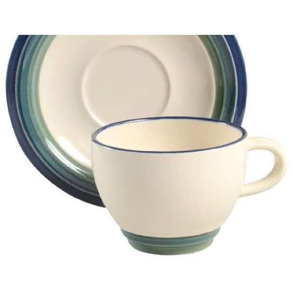 Pfaltzgraff Ocean Breeze cup and saucer. Never used. - Picture 1 of 2